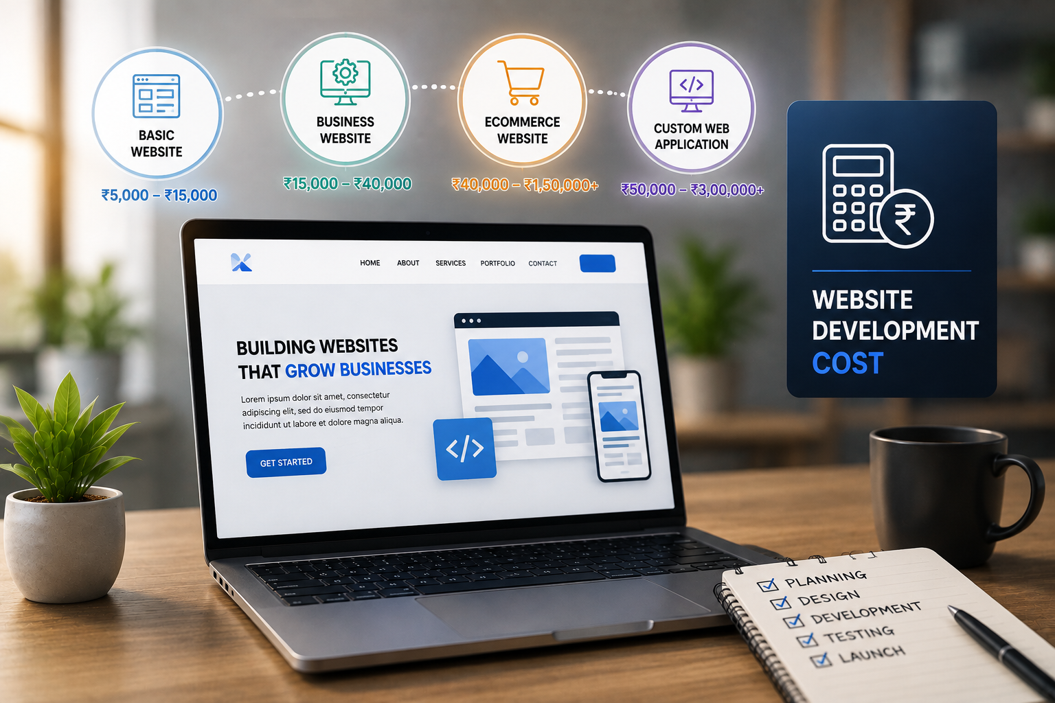 Website Development Cost in India 2026: Complete Pricing Guide for Businesses, Startups & eCommerce