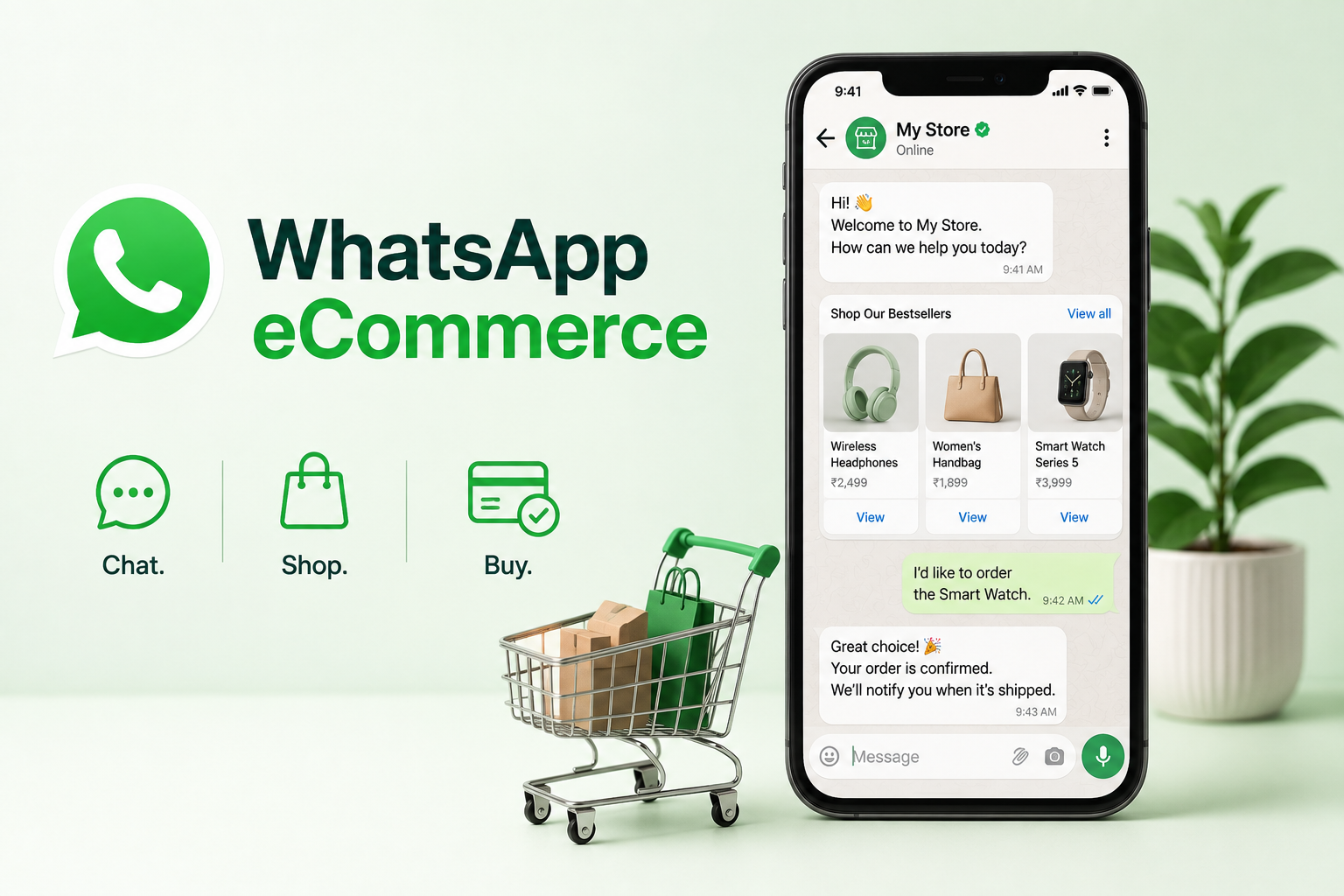 WhatsApp Commerce: Sell on WhatsApp at Scale With ConnectFlow360