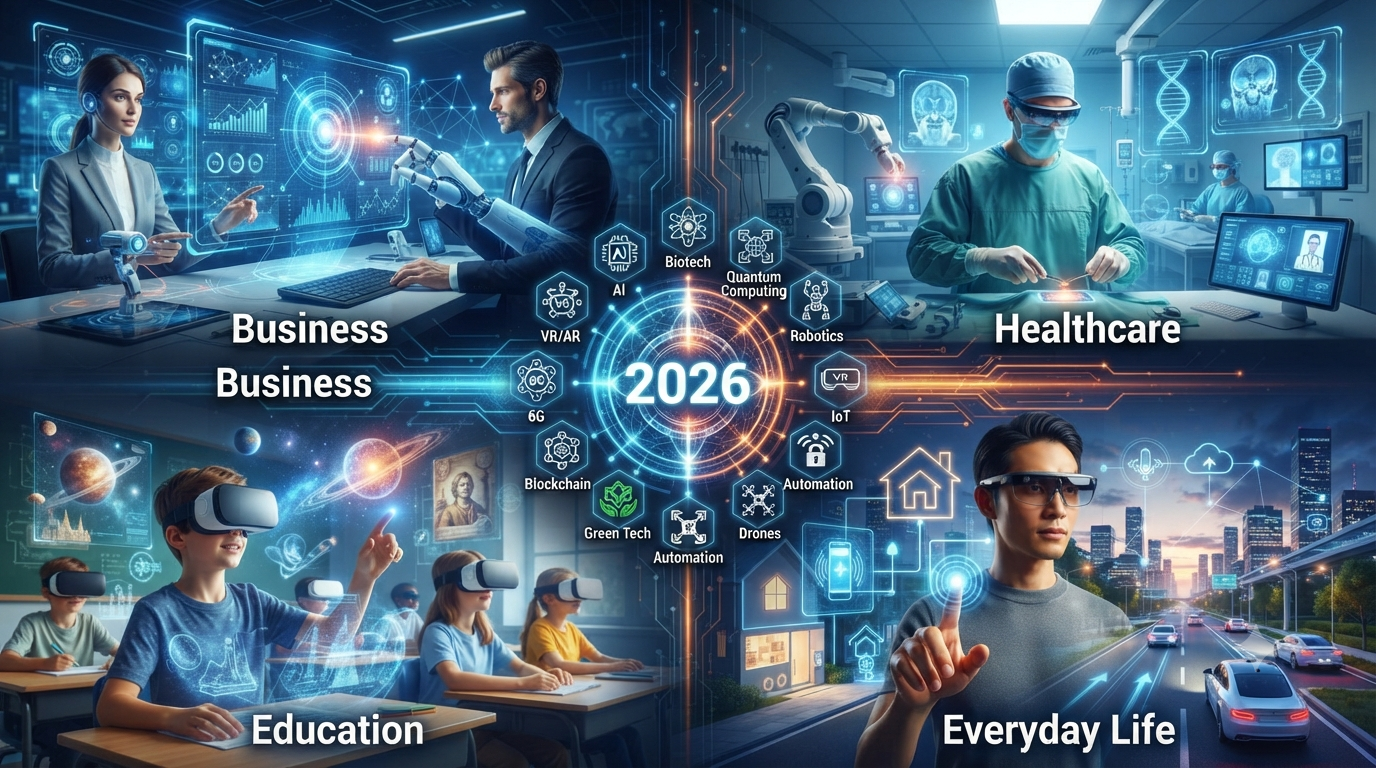 Top 20 Emerging Technologies in 2026 Transforming Life
