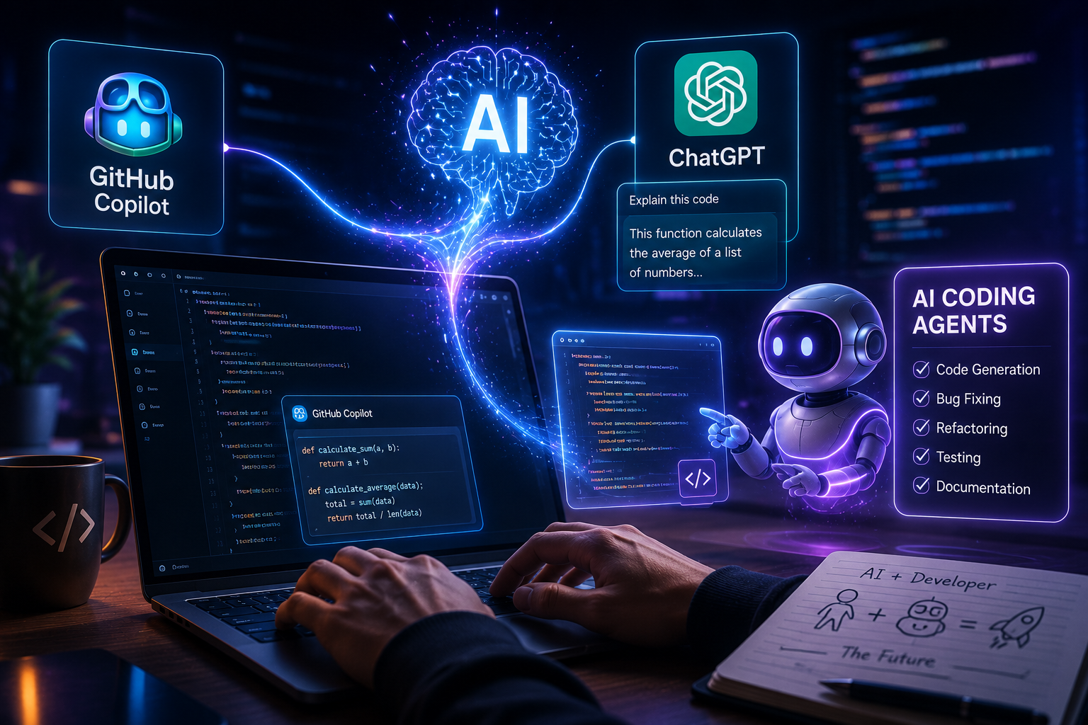 AI-Assisted Software Development in 2026: How GitHub Copilot, ChatGPT & AI Coding Agents Are Transforming Programming