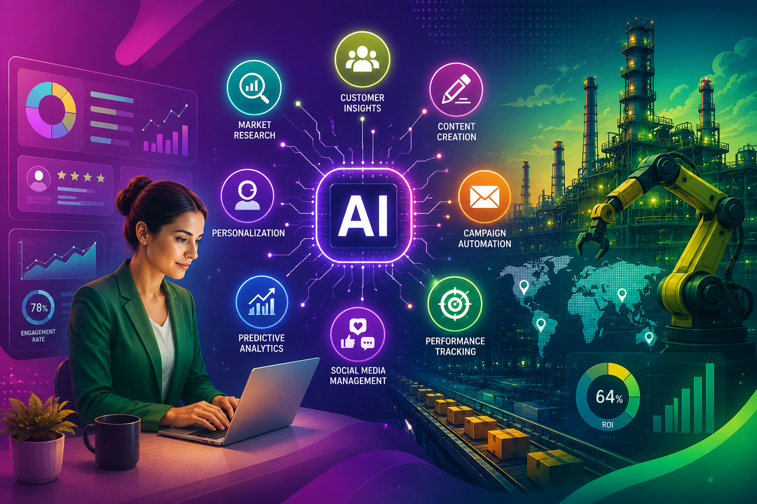 How AI Is Transforming Industry Marketing: 15 Real-World Use Cases That Are Driving Business Growth