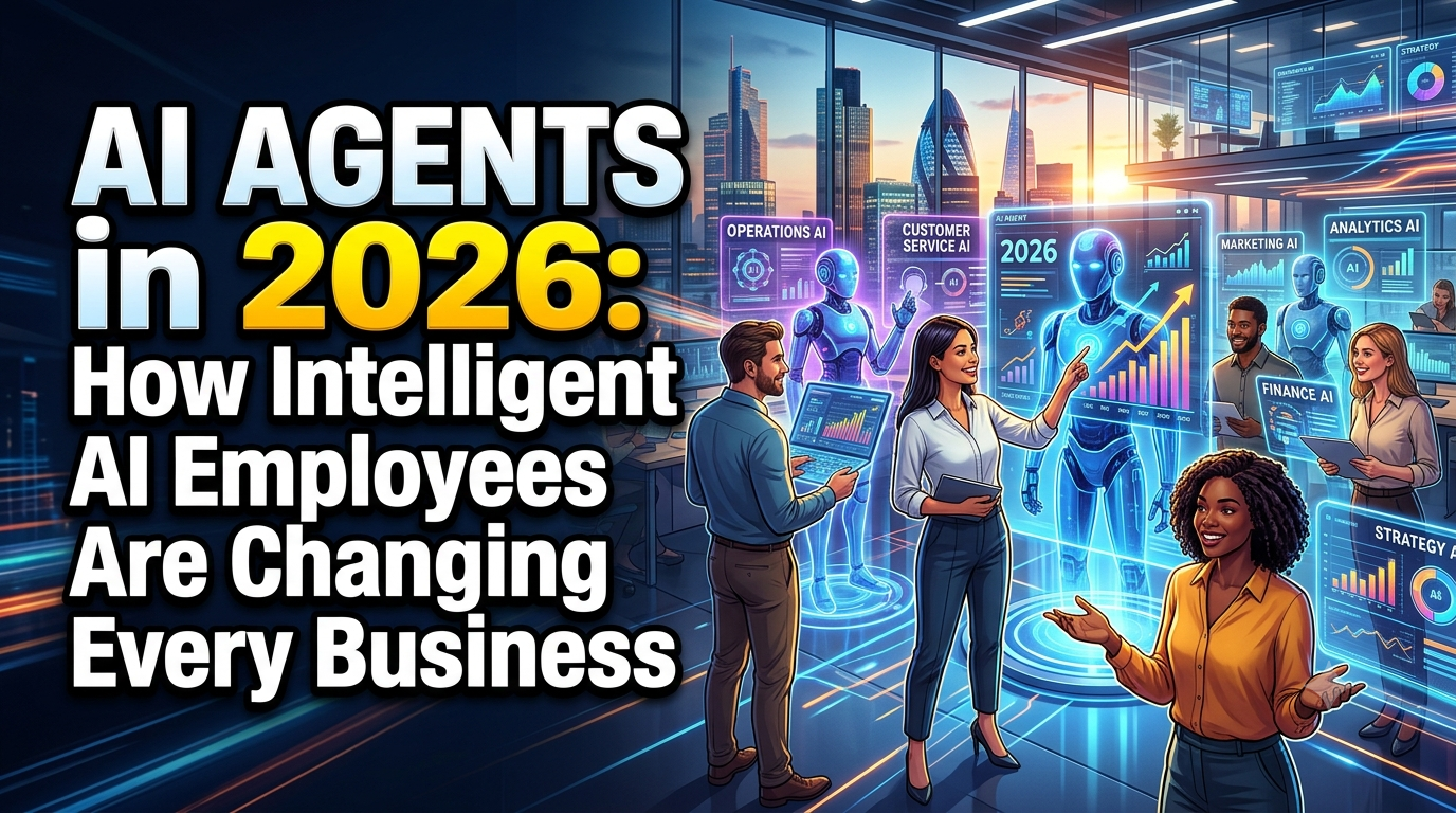 AI agents in 2026 acting as intelligent digital employees - agentic AI, AI customer service agents, AI sales agents and WhatsApp AI agents changing business - GInfomedia