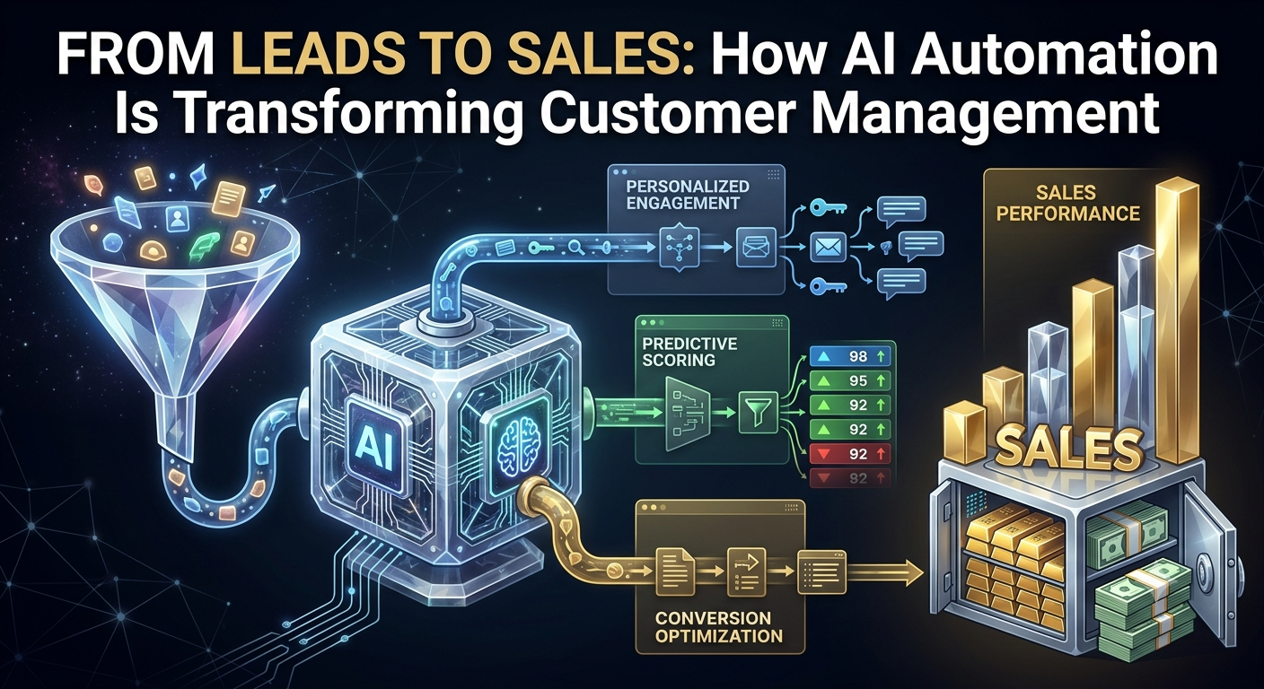 From leads to sales: how AI automation is transforming customer management in 2026 - AI CRM, lead response automation, predictive lead scoring and AI agents - GInfomedia