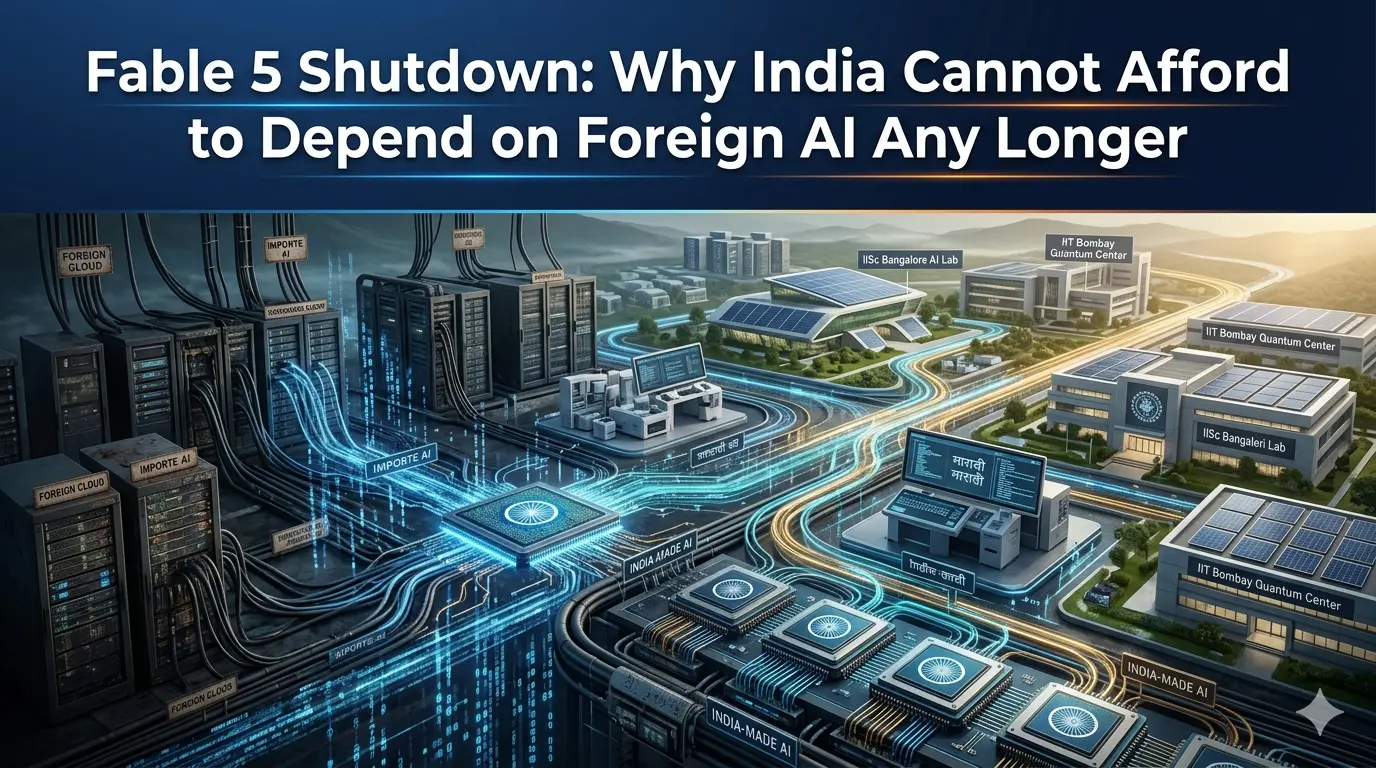 Fable 5 Shutdown India AI Dependence 2026 - GInfomedia