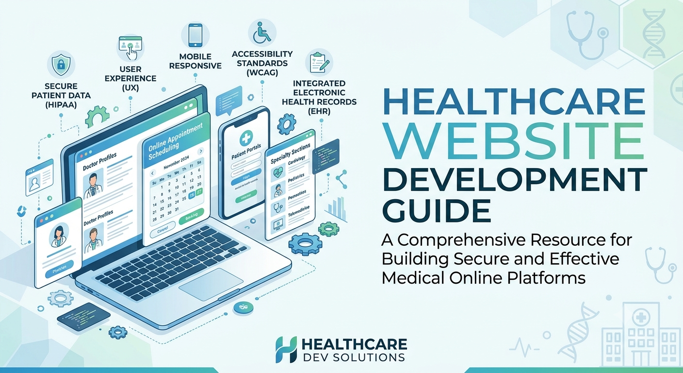 Healthcare Website Development in India 2026 - Cost, Features and ABDM Compliance Guide for Hospitals and Clinics - GInfomedia