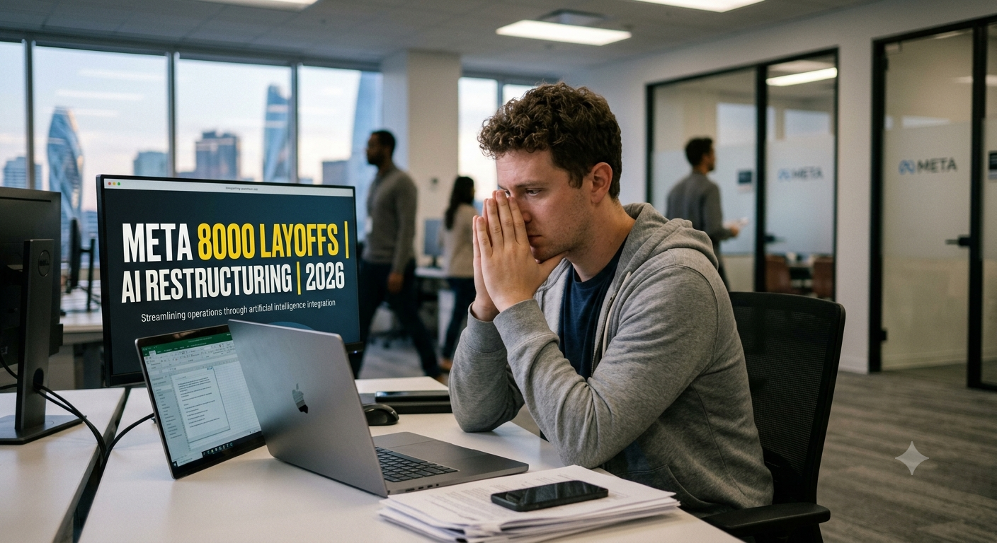 Meta Layoffs 2026 - 8,000 Jobs Cut in AI Restructuring - GInfomedia