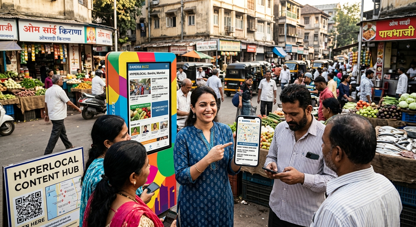 Hyperlocal content and landing pages Mumbai
