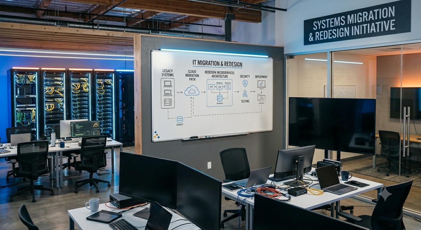 Store migration and redesign